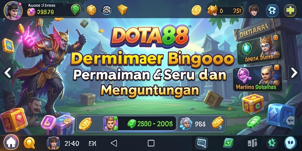Tangkapan layar gameplay menarik DOTA88 yang menampilkan suasana Bingo.