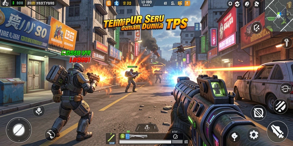 Gameplay seru DS99 dengan aksi TPS yang mendebarkan.