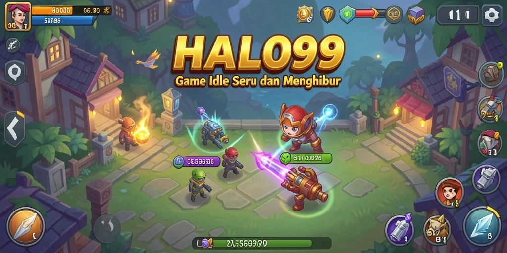 Tampilan gameplay HALO99 yang menarik dan interaktif.