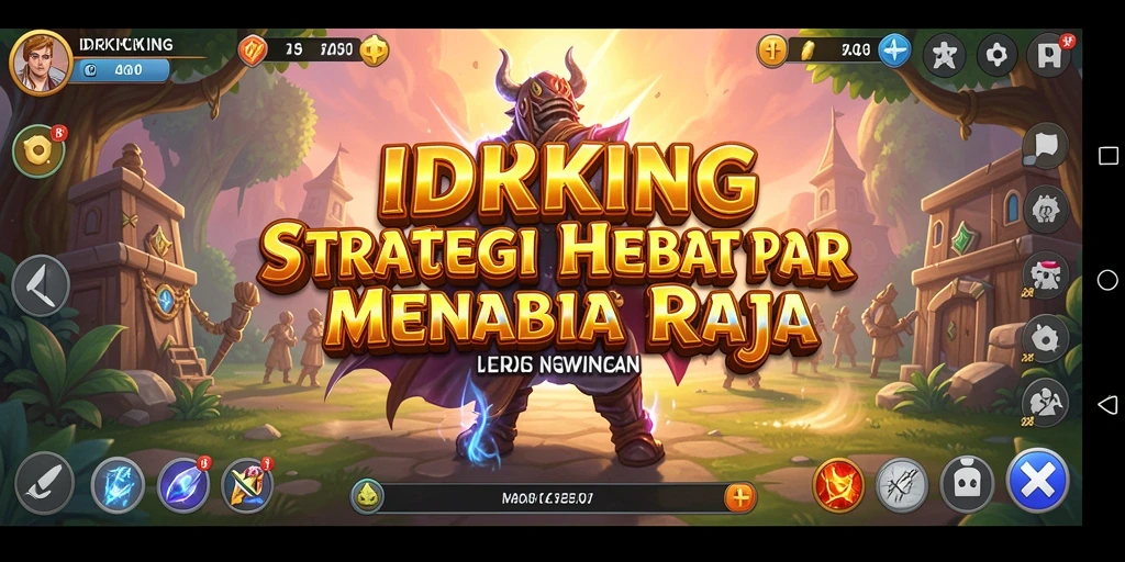 Gameplay IDRKING yang menantang dan strategis.