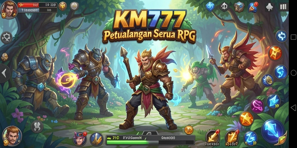 Tampilan gameplay seru di dunia RPG yang penuh tantangan.