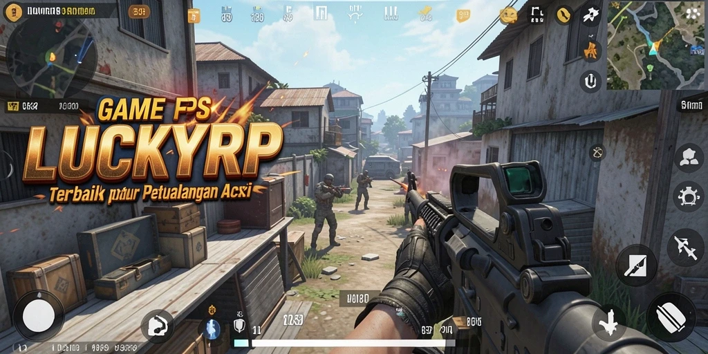 Gameplay LUCKYRP yang penuh aksi dan mendebarkan.