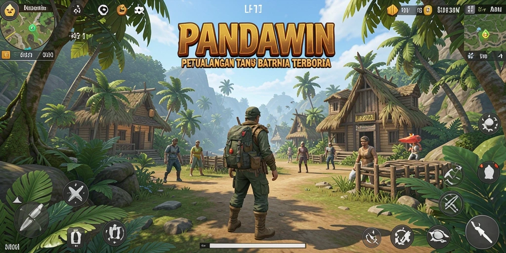 Skrinsut gameplay <strong>PANDAWIN</strong> menunjukkan petualangan di dunia terbuka yang menakjubkan.