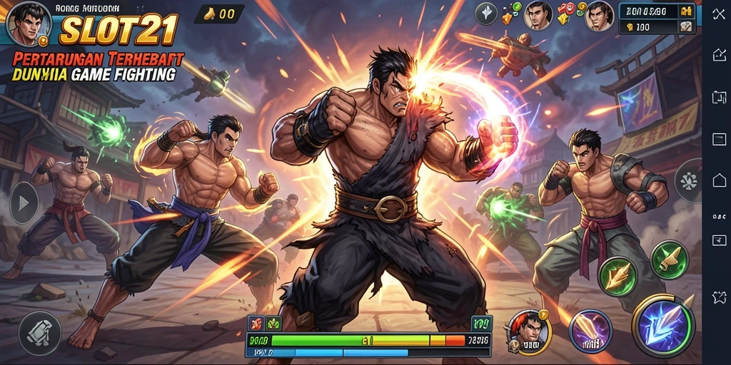 Tampilkan aksi seru dari pertarungan di SLOT21 dengan karakter beragam.
