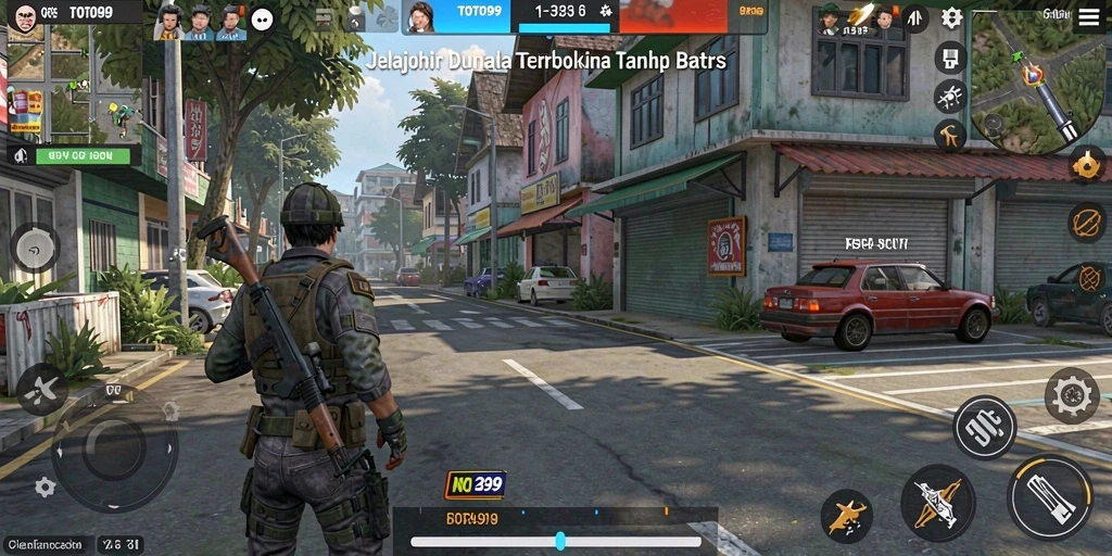 Tampilan gameplay Open World TOTO99 yang menakjubkan dan imersif.